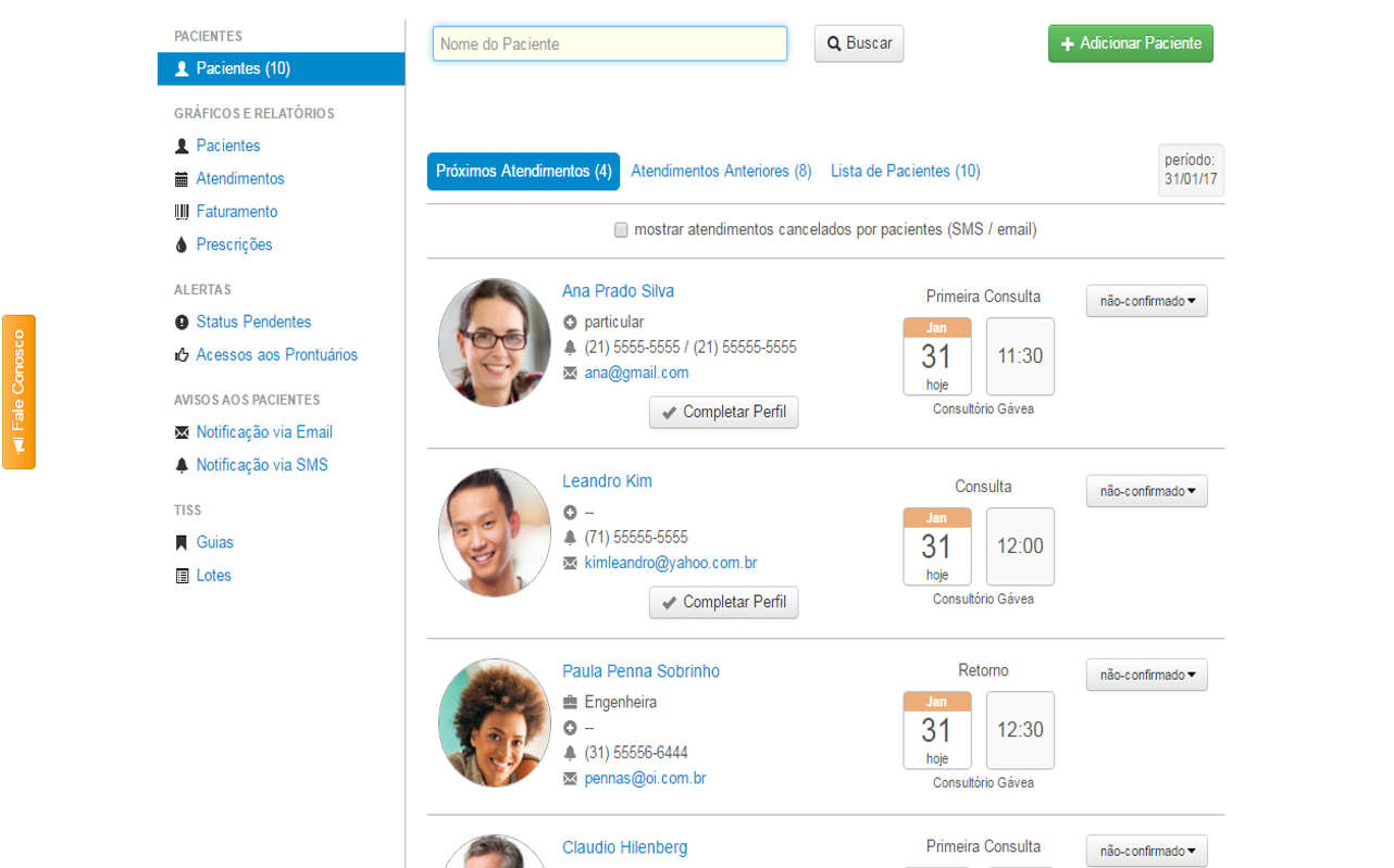 Painel de Pacientes